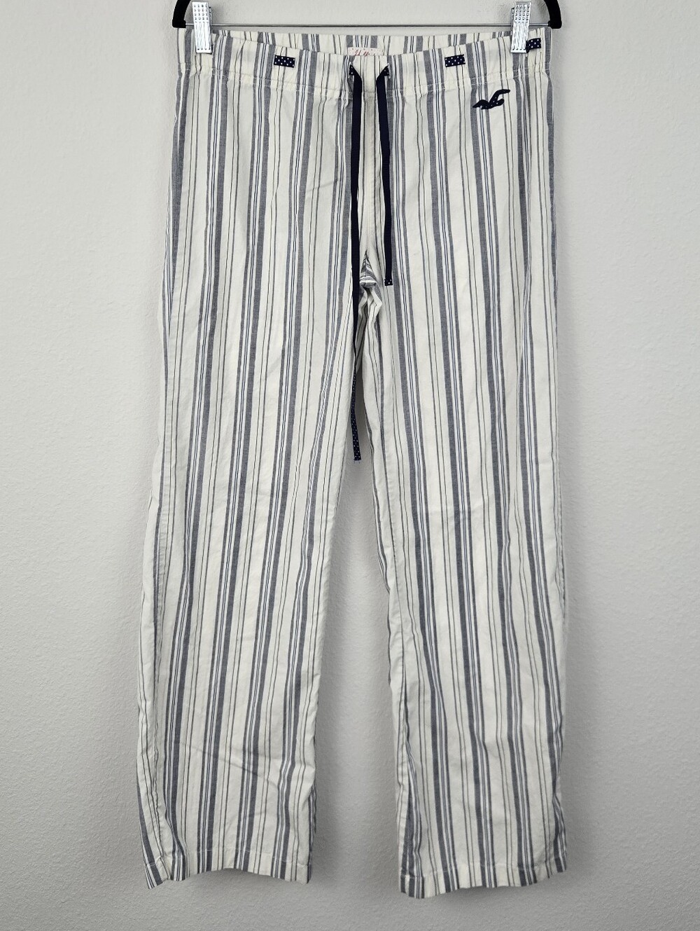 Y2K Hollister Navy Striped Pj Bottoms